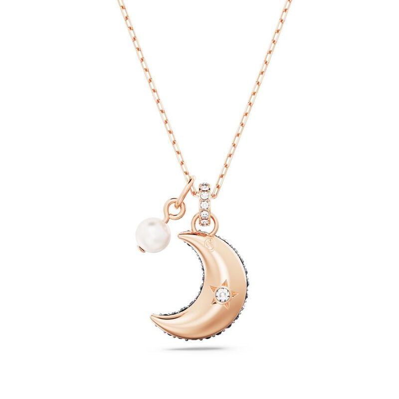 Luna Lady Necklace White Crystal image number null