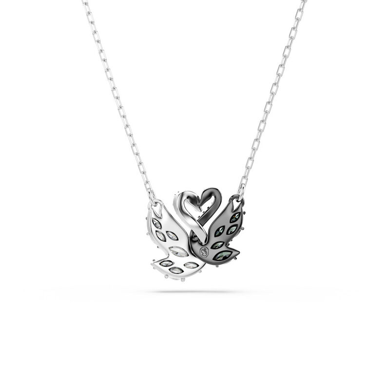 Swan White Pendant Necklace image number null