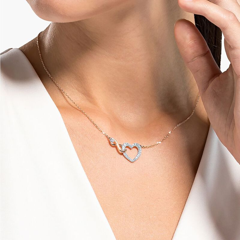 Swa Infinity Lady Necklace 2Tne Crystal image number null