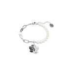 Swan White Charm Bracelet image number null