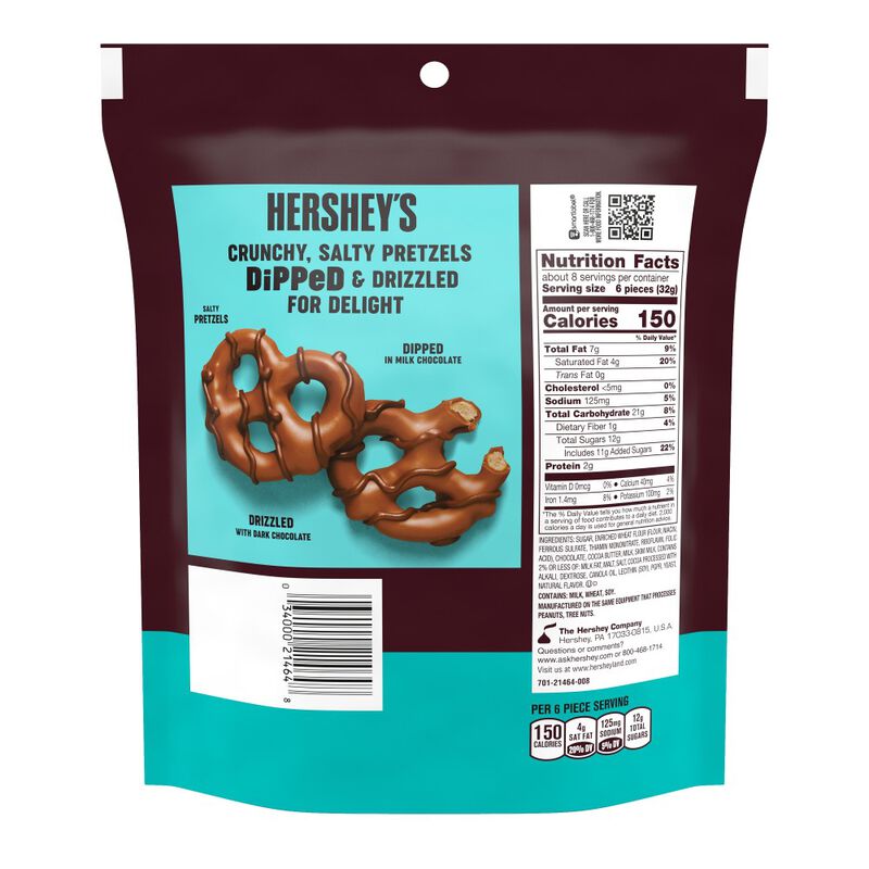 Milk Chocolate Dipped Pretzels image number null