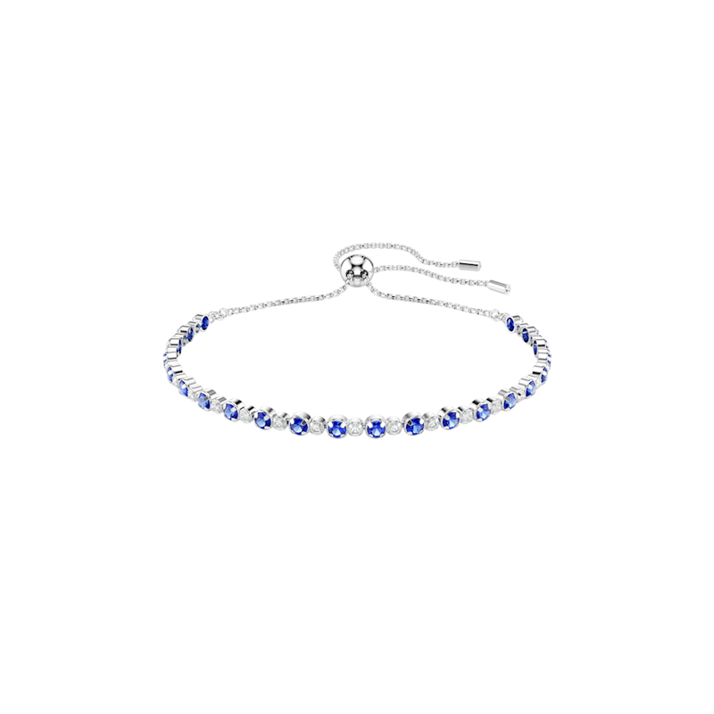 Matrix Bracelet Blue Sapphire Rhodium - SS Box image number null