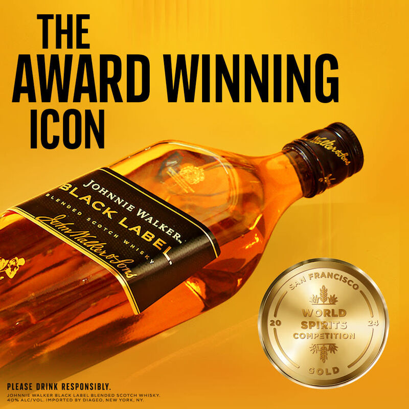 Black Label Aged 12 Year Old Blended Scotch Whisky image number null