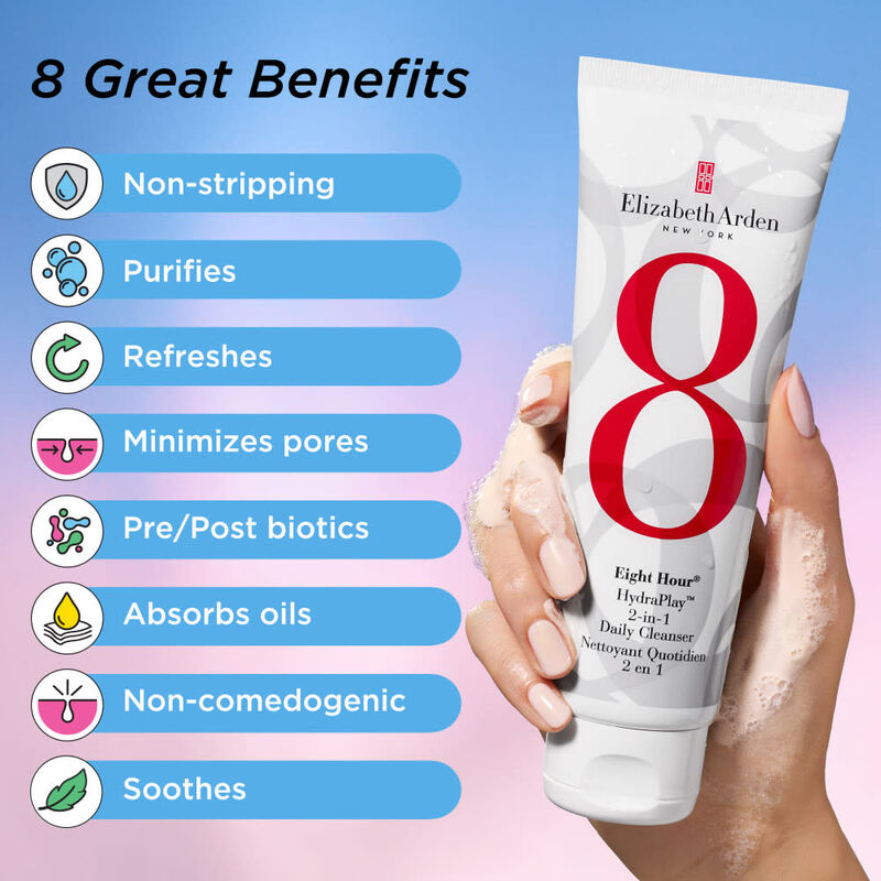 Eight Hour HydraPlay 2-in-1 Daily Cleanser image number null