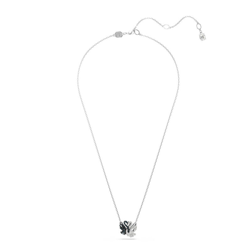 Swan White Pendant Necklace image number null