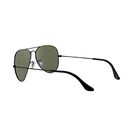 Sunglasses Aviator Black Green Crystal image number null
