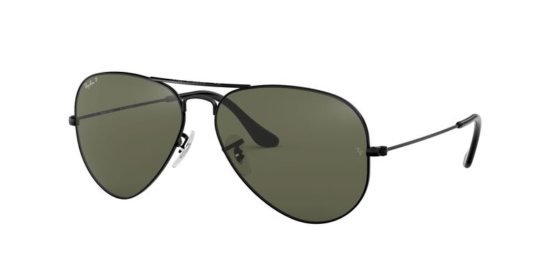 Sunglasses Aviator Black Green Crystal image number null