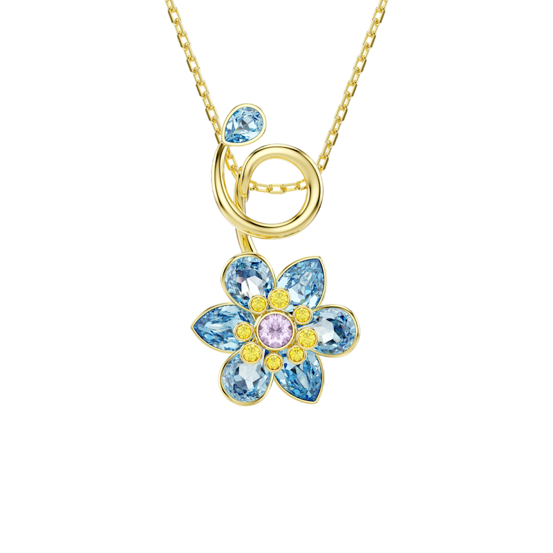Idyllia Pendant Blue Multicolor Gold - SS Box image number null
