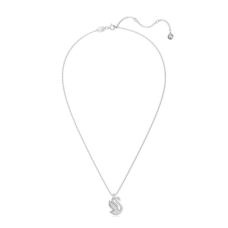 Iconic Swan Lady Necklace White White image number null