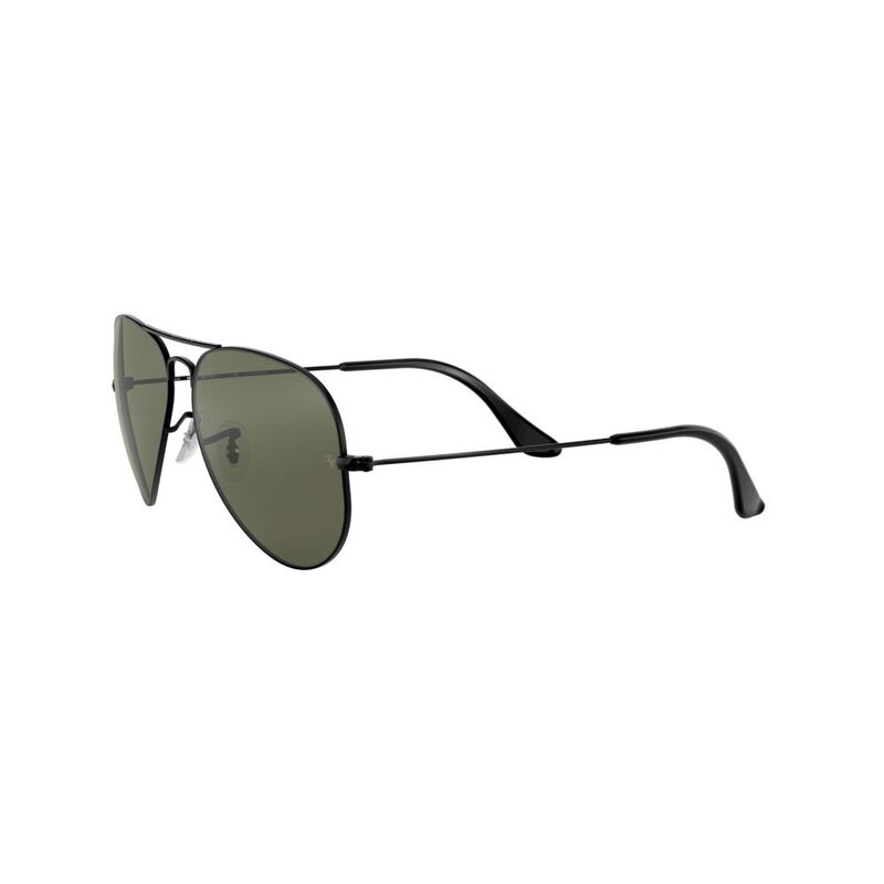 Sunglasses Aviator Black Green Crystal image number null