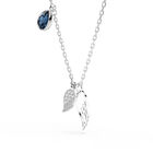 Symbolica Necklace Wing Blue Rhodium - SS Box image number null