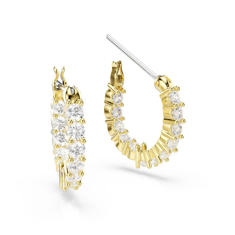 Matrix Earrings Mini Hoop Round - SS Box image number null
