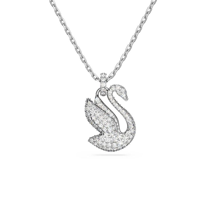 Iconic Swan Lady Necklace White White image number null