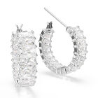 Matrix Earrings Mini Hoop White - SS Box image number null