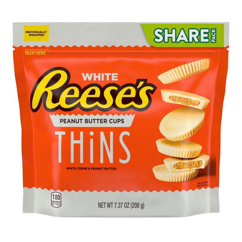 White Creme Peanut Butter Thins image number null