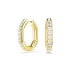 Dextera Hoop Octagon White Gold Earrings - SS Box image number null