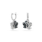 Swan White Drop Earrings image number null