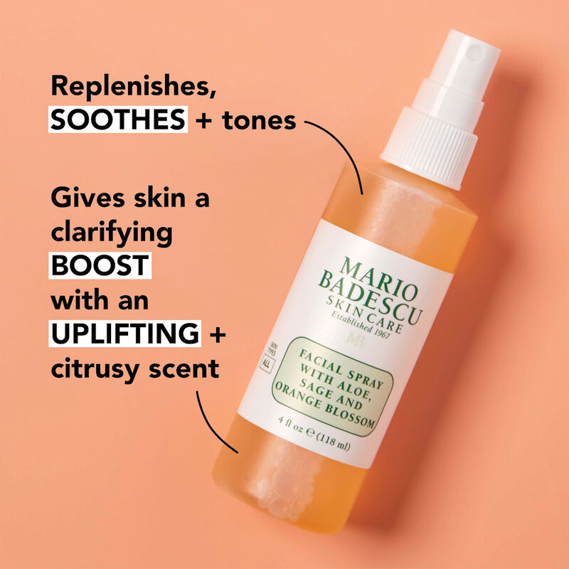 Facial Spray With Aloe, Sage & Orange Blossom image number null