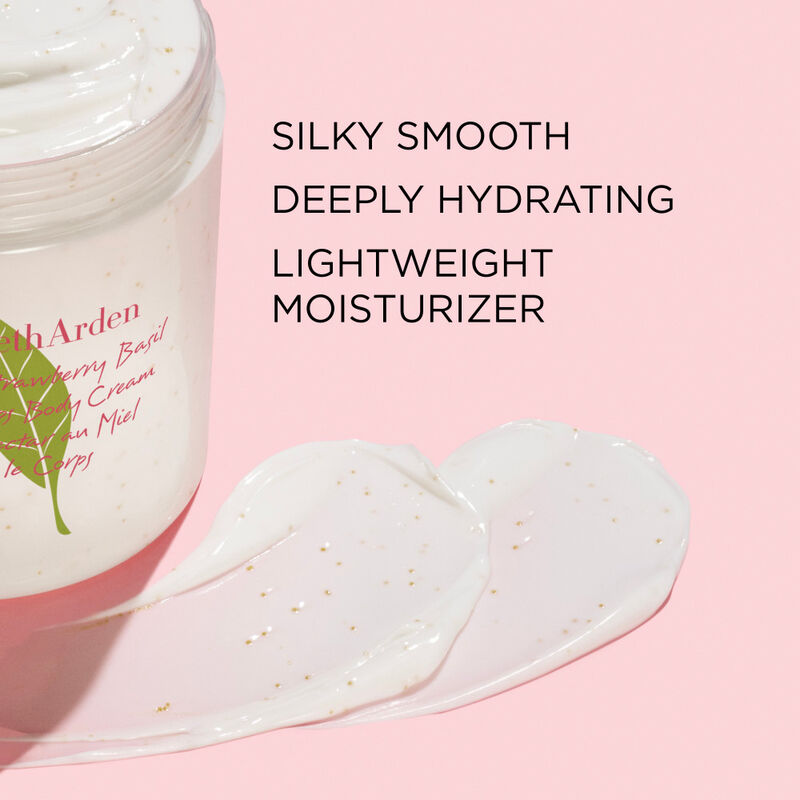 Green Tea Strawberry Basil Honey Drops Body Cream, 500ml image number null