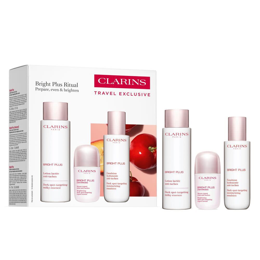 Clarins New Bright Plus Ritual Trio Travel Exclusive Set 50ml +