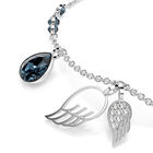 Symbolica Wing Blue Rhodium Bracelet  - SS Box image number null