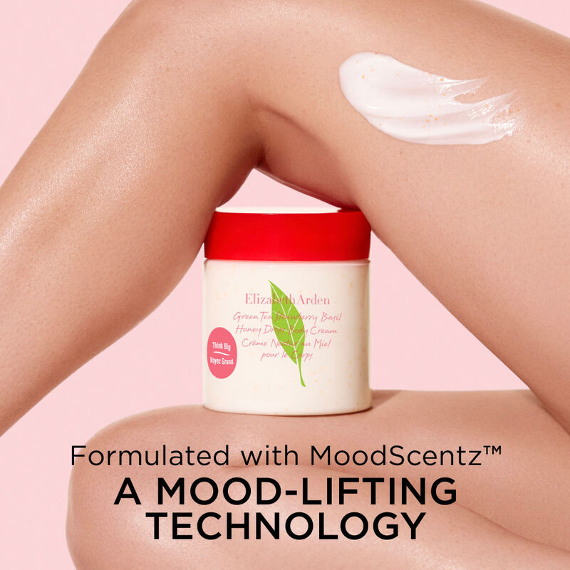 Green Tea Strawberry Basil Honey Drops Body Cream, 500ml image number null