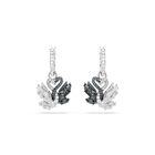 Swan White Drop Earrings image number null