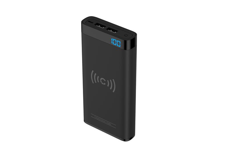 ChargeUp Swift 10k Wireless Power Bank Black image number null