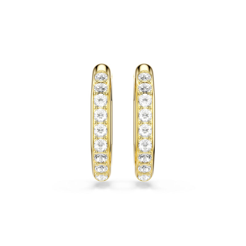 Dextera Hoop Octagon White Gold Earrings - SS Box image number null