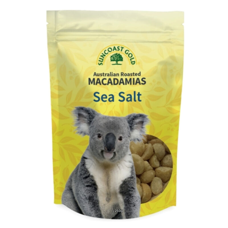 Australian Roasted Macadamias Sea Salt image number null