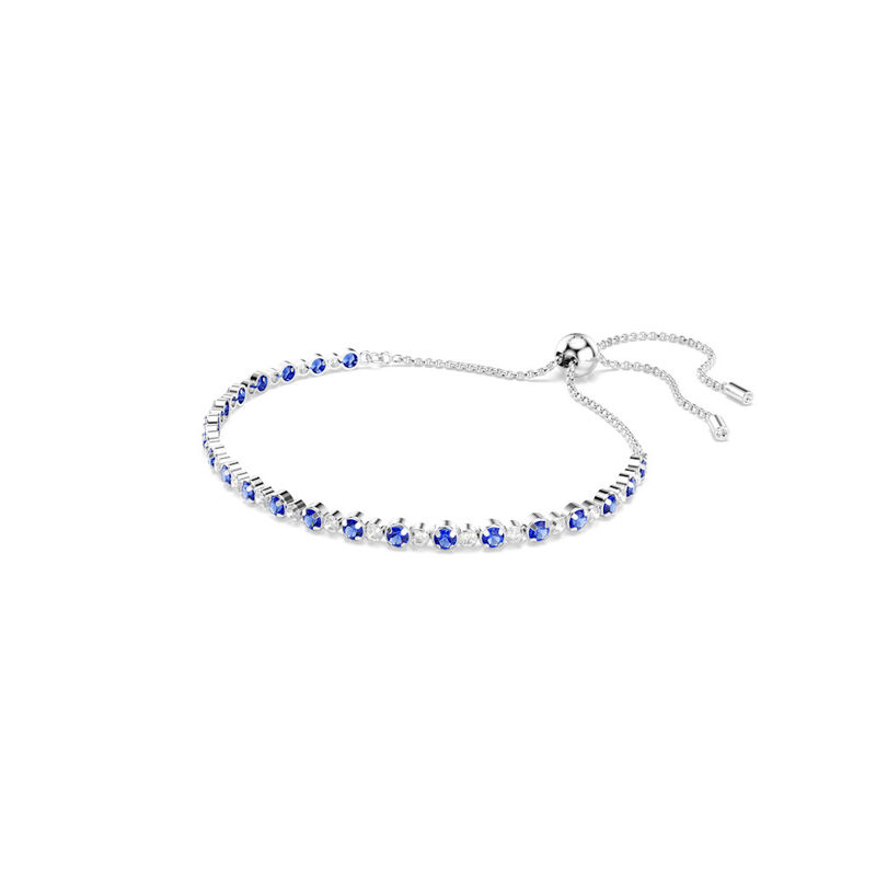 Matrix Bracelet Blue Sapphire Rhodium - SS Box image number null