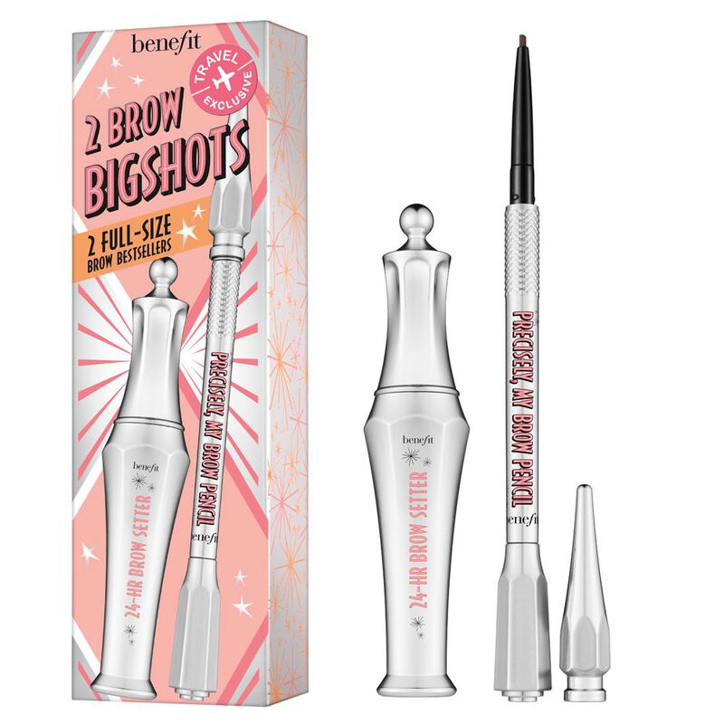 2 Brow Big Shots Travel Set - Precisely My Brow Pencil Shade 04 & 24hr Brow Setter  image number null