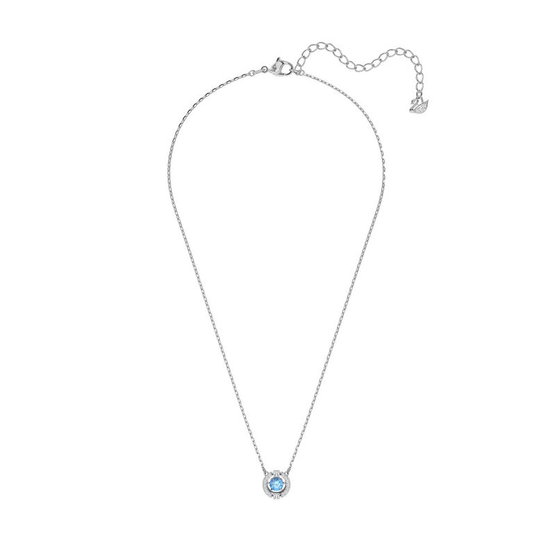 Sparkling Dc Lady Necklace Silver Blue image number null
