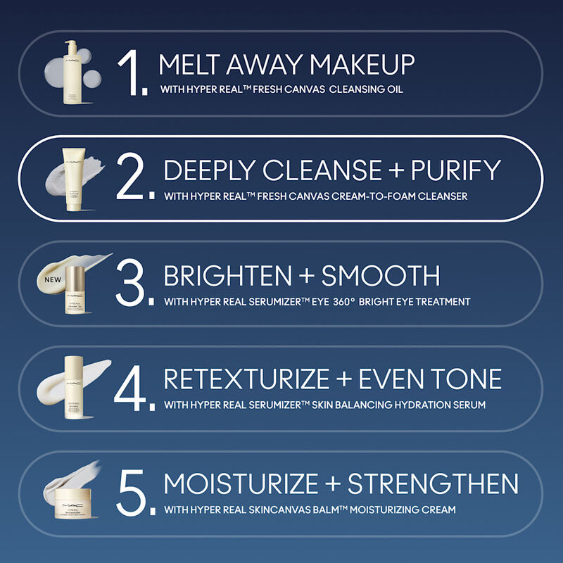 Hyper Real&trade Fresh Canvas Cream-To-Foam Cleanser image number null