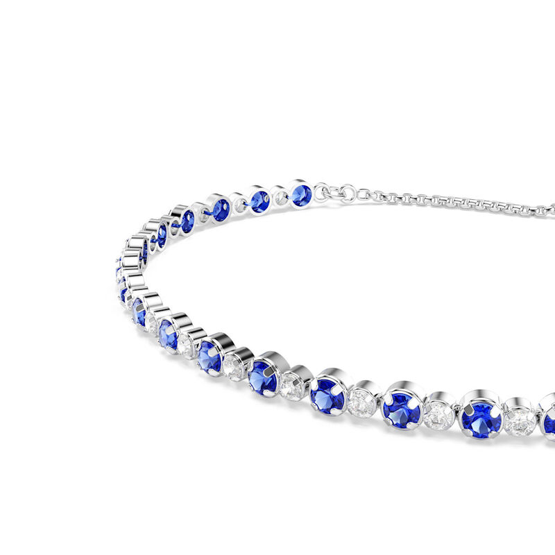 Matrix Bracelet Blue Sapphire Rhodium - SS Box image number null