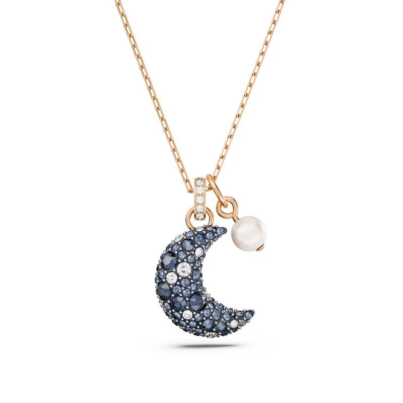 Luna Lady Necklace White Crystal image number null