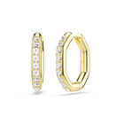 Dextera Hoop Octagon White Gold Earrings - SS Box image number null