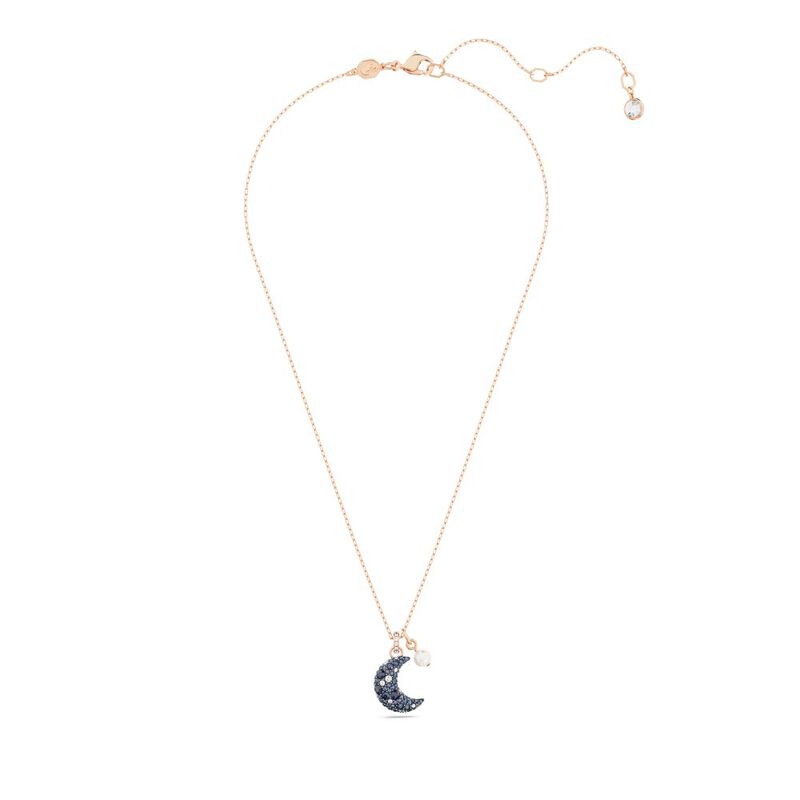 Luna Lady Necklace White Crystal image number null