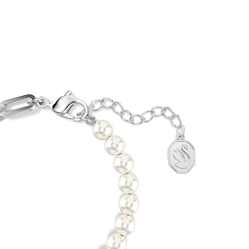 Swan White Charm Bracelet image number null