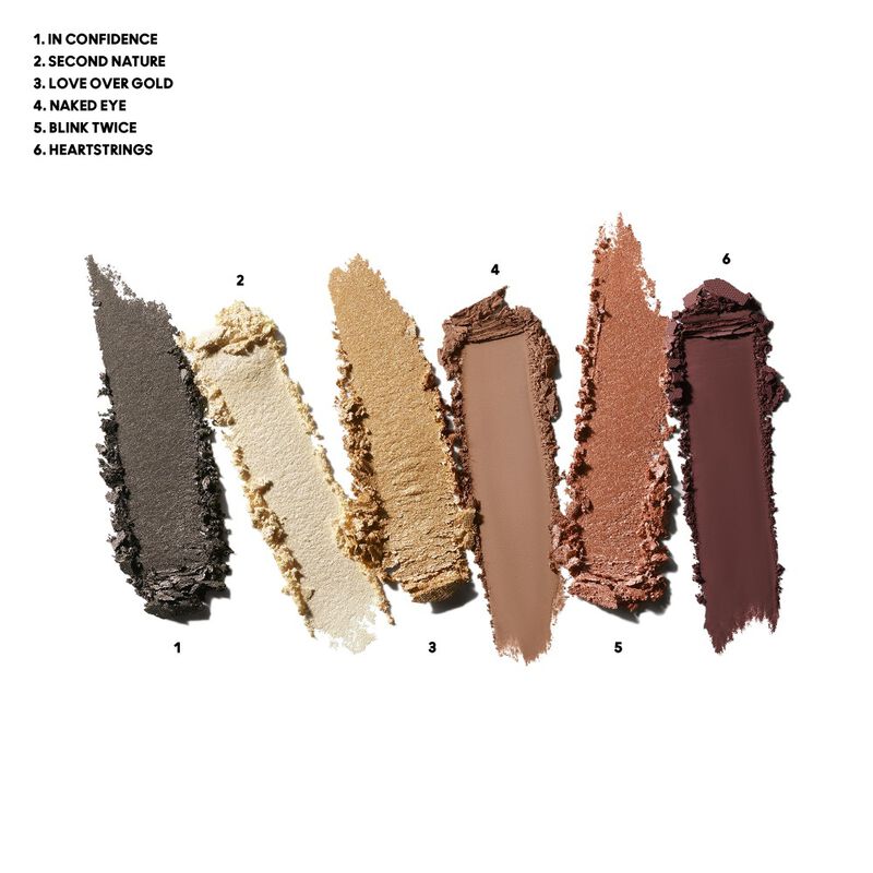 Connect In Colour X6 Eye Shadow Palette Intimate Nudes image number null