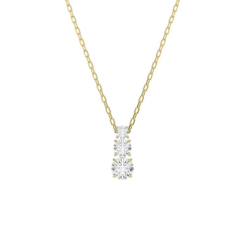 Stilla Pendant Trilogy Round White - SS Box image number null