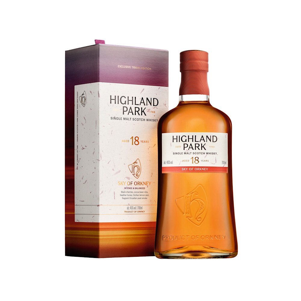 Highland Park 18 Sky of Orkney 70cl | Perth Airport Duty Free